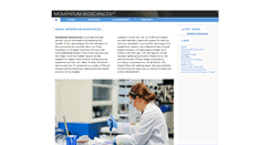 Desktop Screenshot of momentum-biosciences.com